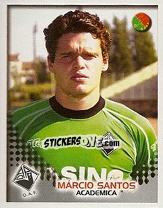 Cromo Márcio Santos - Futebol 2002-2003 - Panini