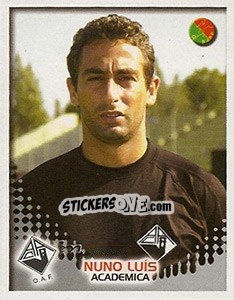 Cromo Nuno Luís - Futebol 2002-2003 - Panini