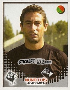Sticker Nuno Luís - Futebol 2002-2003 n. 6 - Panini