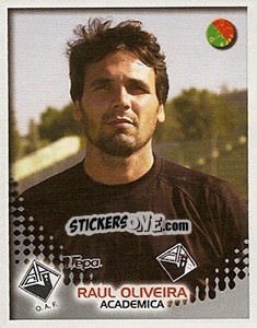 Sticker Raúl Oliveira - Futebol 2002-2003 - Panini