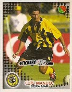 Sticker Luís Manuel - Futebol 2002-2003 n. 26 - Panini
