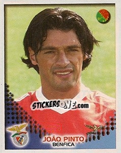 Sticker João Pinto - Futebol 2002-2003 - Panini