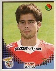 Sticker Tiago Mendes - Futebol 2002-2003 n. 80 - Panini