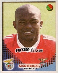 Sticker Mantorras - Futebol 2002-2003 n. 85 - Panini