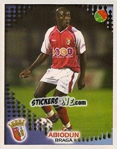 Sticker Abiodun - Futebol 2002-2003 - Panini