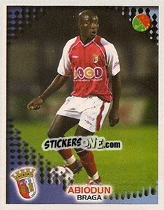 Figurina Abiodun - Futebol 2002-2003 - Panini