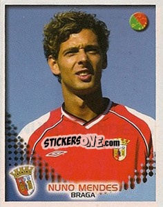 Figurina Nuno Mendes - Futebol 2002-2003 - Panini