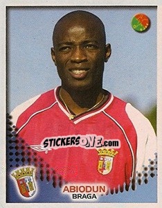 Cromo Abiodun - Futebol 2002-2003 - Panini