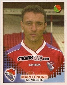 Cromo Marco Nuno - Futebol 2002-2003 - Panini