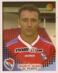 Sticker Marco Nuno - Futebol 2002-2003 n. UN13 - Panini