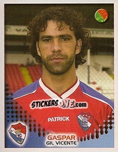 Sticker Gaspar - Futebol 2002-2003 n. 140 - Panini