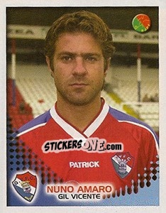 Sticker Nuno Amaro - Futebol 2002-2003 n. 142 - Panini