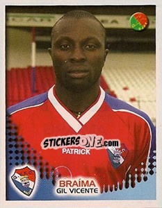 Sticker Braíma - Futebol 2002-2003 n. 145 - Panini