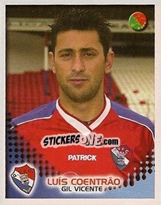 Sticker Luís Coentrão - Futebol 2002-2003 n. 147 - Panini