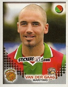 Sticker Van Der Gaag - Futebol 2002-2003 n. 162 - Panini