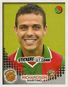 Sticker Richardson - Futebol 2002-2003 n. 166 - Panini