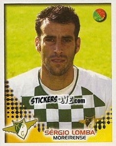 Cromo Sérgio Lomba - Futebol 2002-2003 - Panini