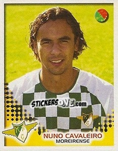 Cromo Nuno Cavaleiro - Futebol 2002-2003 - Panini