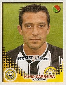 Figurina Hugo Carreira - Futebol 2002-2003 n. 205 - Panini