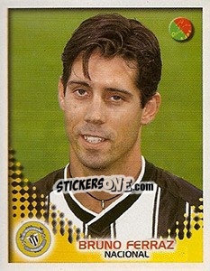 Cromo Bruno Ferraz - Futebol 2002-2003 - Panini