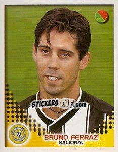 Sticker Bruno Ferraz - Futebol 2002-2003 n. 206 - Panini