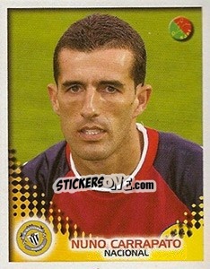 Cromo Nuno Carrapato - Futebol 2002-2003 - Panini