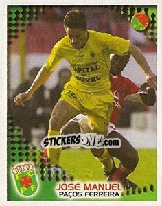 Sticker José Manuel - Futebol 2002-2003 - Panini