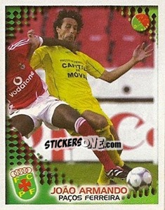 Sticker João Armando - Futebol 2002-2003 n. 224 - Panini