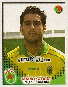 Sticker Mário Sérgio - Futebol 2002-2003 n. 229 - Panini