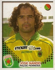 Sticker José Nando - Futebol 2002-2003 n. 231 - Panini