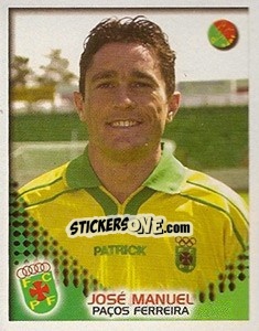 Sticker José Manuel - Futebol 2002-2003 - Panini