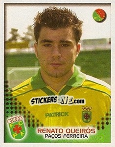 Figurina Renato Queirós - Futebol 2002-2003 - Panini