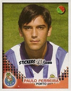 Sticker Paulo Ferreira - Futebol 2002-2003 - Panini