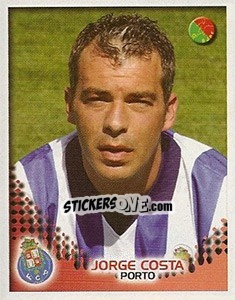 Sticker Jorge Costa - Futebol 2002-2003 n. 250 - Panini