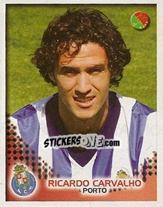 Figurina Ricardo Carvalho - Futebol 2002-2003 - Panini