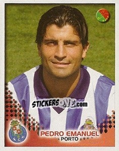 Cromo Pedro Emanuel - Futebol 2002-2003 - Panini