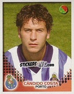 Cromo Cândido Costa - Futebol 2002-2003 - Panini