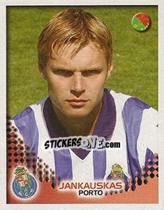 Cromo Jankauskas - Futebol 2002-2003 - Panini