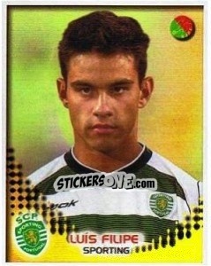 Sticker Luís Filipe - Futebol 2002-2003 n. 302 - Panini