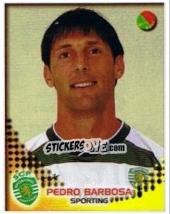 Sticker Pedro Barbosa - Futebol 2002-2003 - Panini