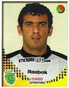 Sticker Tiago - Futebol 2002-2003 n. 308 - Panini