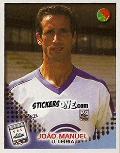 Sticker João Manuel - Futebol 2002-2003 n. 321 - Panini