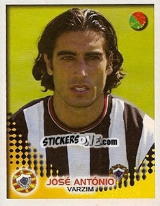 Figurina José António - Futebol 2002-2003 - Panini