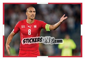 Sticker Inler - Swiss Football Stars n. 32 - Panini