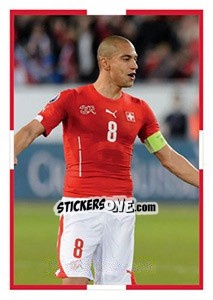 Sticker Inler - Swiss Football Stars n. 75 - Panini