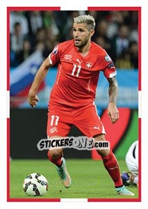 Sticker Valon Behrami - Swiss Football Stars n. 83 - Panini