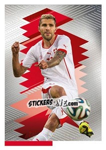 Sticker Valon Behrami - Swiss Football Stars n. 84 - Panini