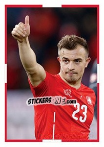 Sticker Shaqiri - Swiss Football Stars n. 99 - Panini