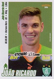 Sticker João Ricardo - Campeonato Brasileiro 2016 - Panini