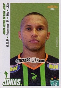 Sticker Jonas - Campeonato Brasileiro 2016 n. 3 - Panini